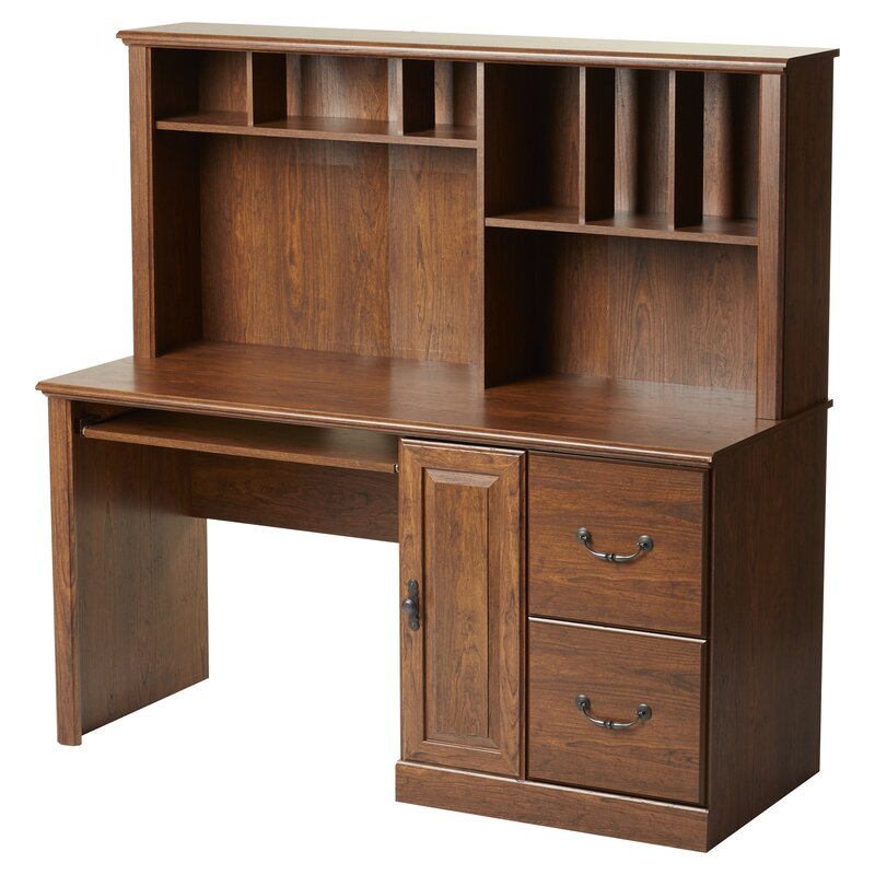 Three Posts Leith Computer Desk With Hutch Reviews Wayfair   Leith Computer Desk With Hutch 